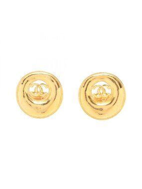 Chanel Earrings CC Logo